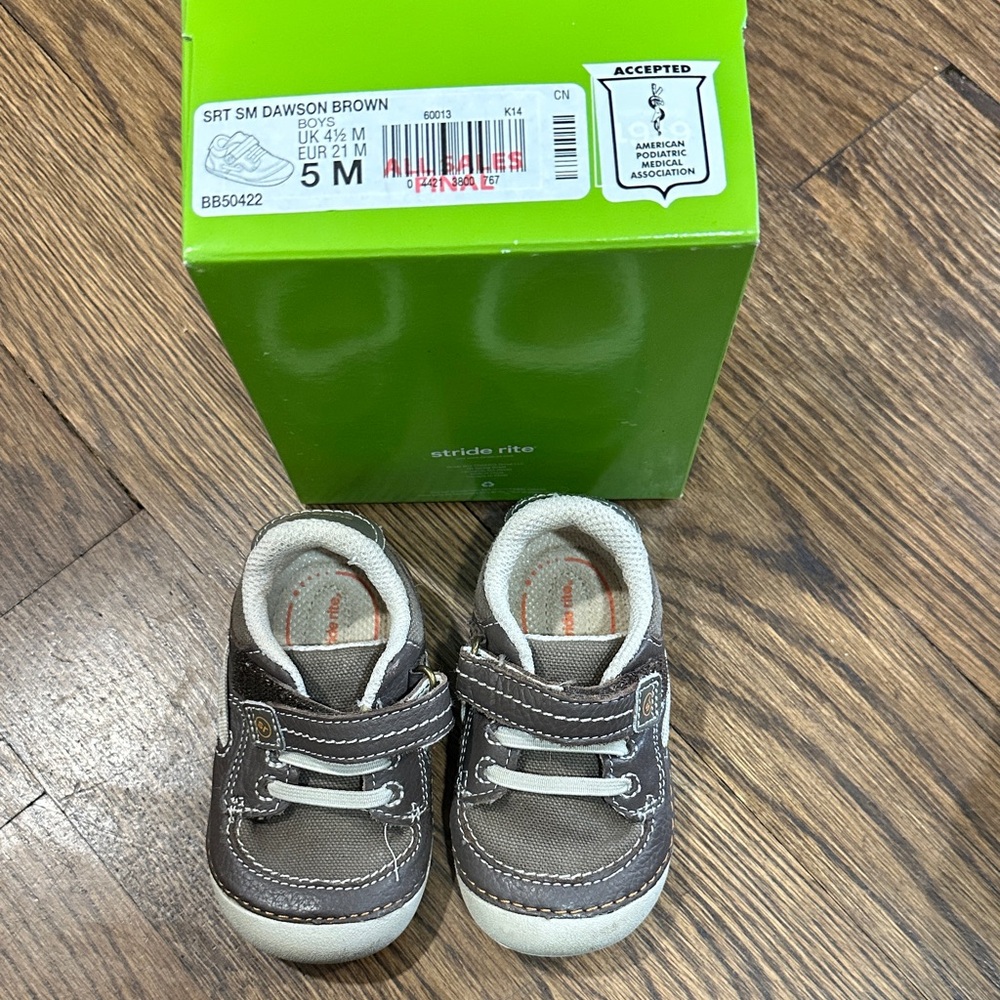 Stride Rite Brown Dawson Baby size 5